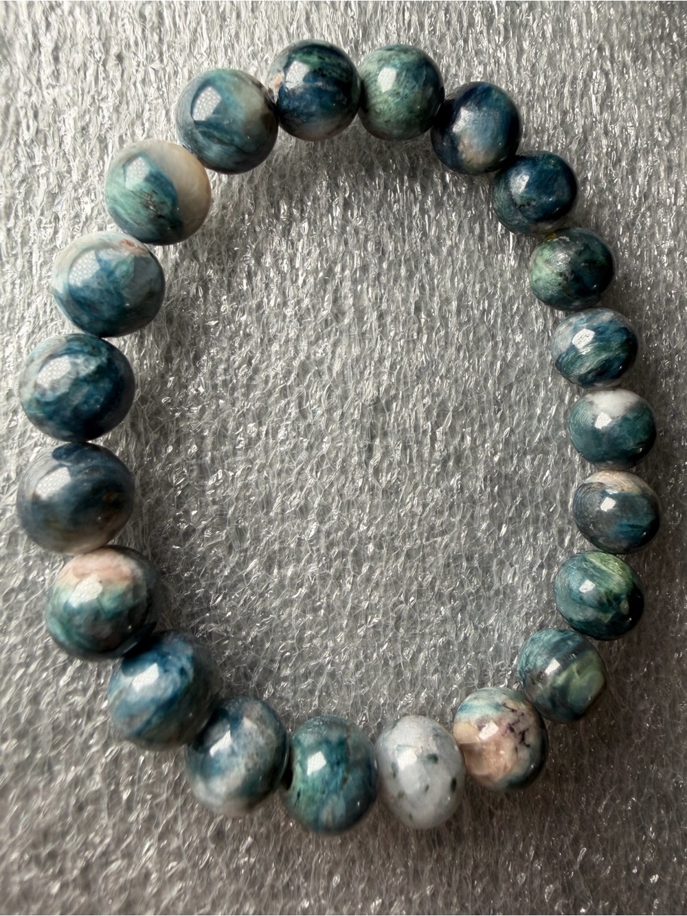 Beautiful 9MM “Galaxy” Sugilite Natural Crystal Bracelet